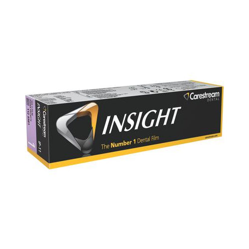 Kodak 1124981 Carestream Insight Intraoral Dental X-Ray Film IP-11 F Speed #1 Paper 100/Bx