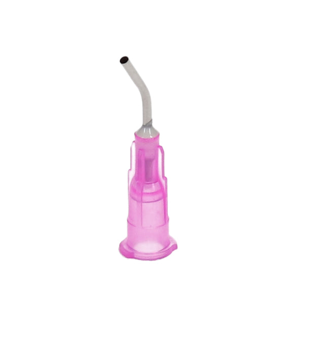 House Brand Dentistry 100627 Pre-Bent Applicator Tips 18 Gauge Pink 100/Pk