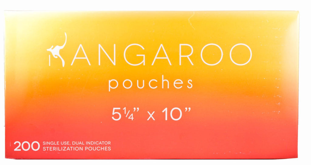 House Brand SP5X10 Kangaroo Self-Seal Sterilization Pouches 5.25" X 10" Orange 200/Bx