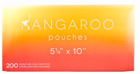 House Brand SP5X10 Kangaroo Self-Seal Sterilization Pouches 5.25" X 10" Orange 200/Bx