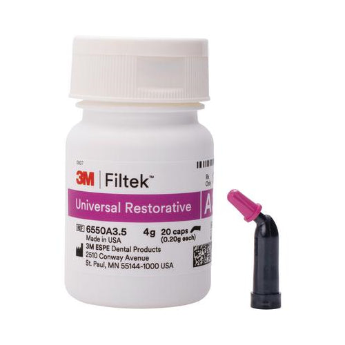 3M ESPE 6550A3.5 Filtek Universal Restorative Capsules A3.5 20/Pk 0.2 Gm