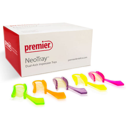 Premier Dental 2202NT Neotray Sideless Posterior Impression Trays 48/Bx