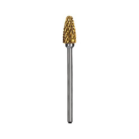 Dedeco 8201 Goldies HP Titanium Nitride Coarse Carbide Bur 84-T/Xc 1/Pk