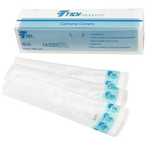 Tidi 20987 Intra-Oral Dental X-Ray Camera Sheaths Hot Rod 100/Pk