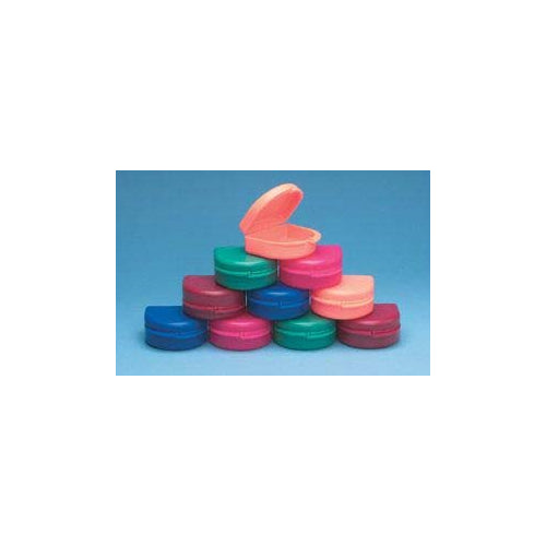 Keystone 0921523 Bo Boxes Orthodontic Retainer Cases Assorted Colors 100/Pk