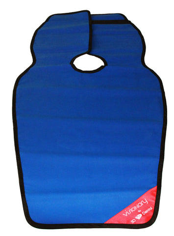 House Brand XAP-BL X-Ray 0.3 mm Medical Grade Lead Apron Panoramic Poncho Blue
