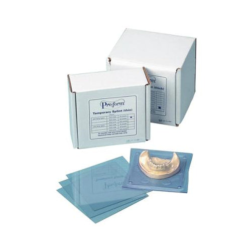 Keystone 9614830 ProForm Splint Mouthguard Retainer Material Stiff Clear 5