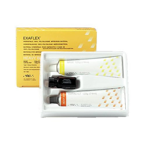 GC 138201 EXAFLEX VPS Impression Material Heavy Body Base & Catalyst 74 mL