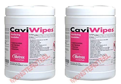 Metrex 13-1100 CaviWipes Disinfecting Towelettes Large 6