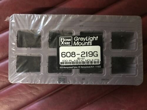 Flow Dental 608-219G GreyLight X-Ray Plastic Mounts Size #2 8 Horizontal 100/Pk