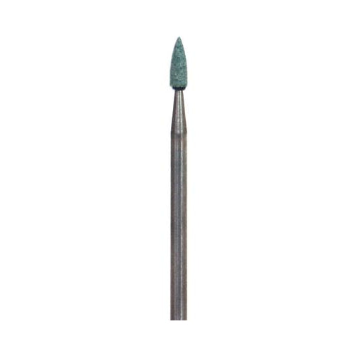 Shofu Dental 0104 Dura-Green Finishing Stones Friction Grip FG Flame FL2 12/Pk