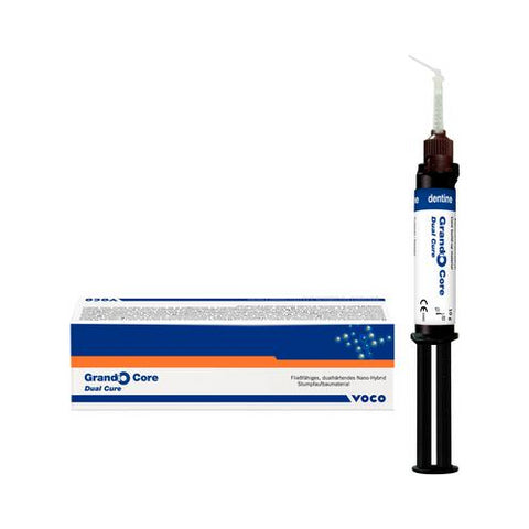 Voco 1910 Grandio Core Dual Cure Syringe Kit Flowable Nano-Hybrid 10 Gm Dentin