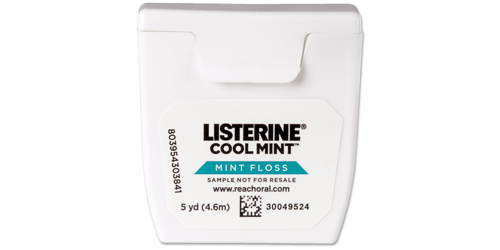 Reach Johnson & Johnson 523521600 Listerine Coolmint Dental Floss 5 Yards 44037