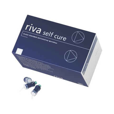 SDI 8600002 Riva Self-Cure Glass Ionomer Restorative Regular Set Capsules A2 50/Pk