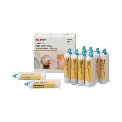 3M ESPE 71532 Imprint 4 Super Quick Economy Heavy Body Cartridges 50 mL 10/Pk