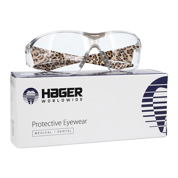 Hager 100931 Protective Dental Medical Eyewear JEWELS Felines Wrap Around Frame