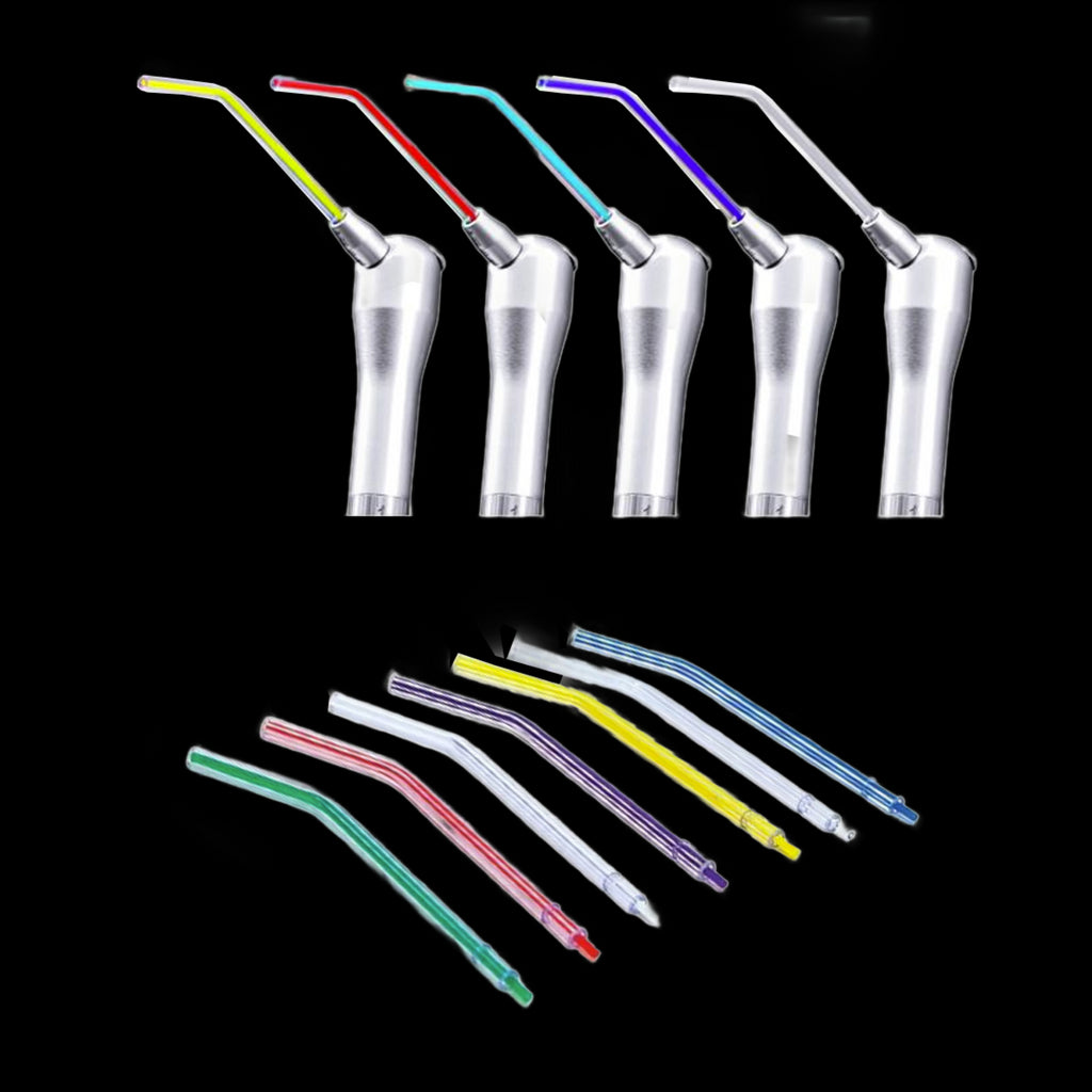 3D Dental AWPCT-250 Crystal Tip Type Air/Water Tips Plastic Core Rainbow 250/Pk