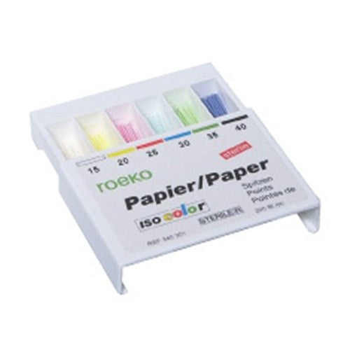 Coltene ROEKO 340230 Dental Paper Points Tips Color Coded ISO Size 30 200/Pk