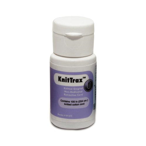 Pascal 07-575 KnitTrax Plain #0 Thin Knitted Gingival Retraction Cord 100
