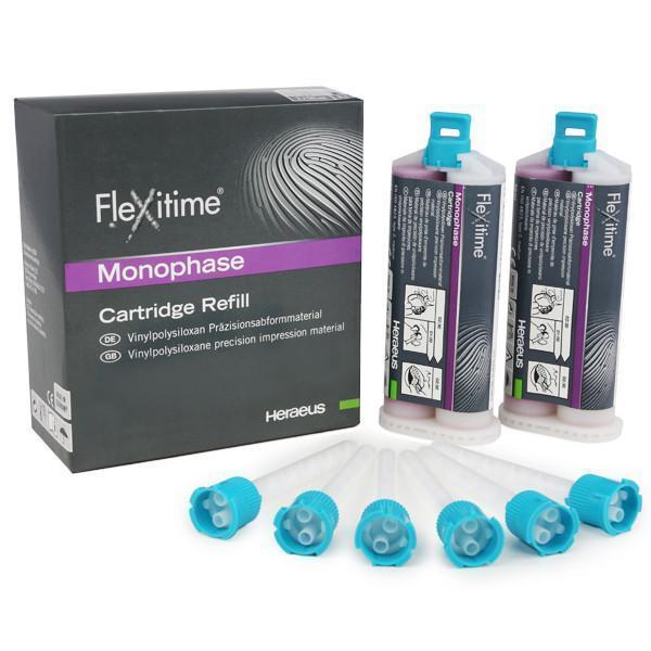 Kulzer 50034811 Flexitime Monophase VPS Impression Material Cartridge 50 mL 2/Pk