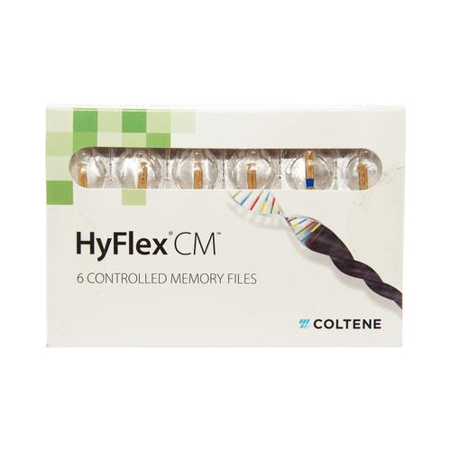 Coltene Whaledent H8210430 Hyflex CM NiTi Memory Files 21mm .04 #30 6/Pk