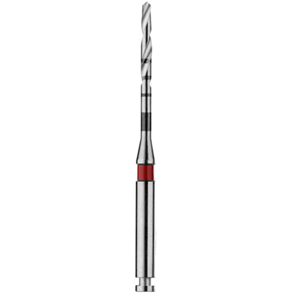 Coltene Whaledent P825 ParaPost Taper Lux Dental Drills Red Black 3/Pk