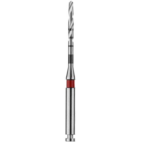 Coltene Whaledent P825 ParaPost Taper Lux Dental Drills Red Black 3/Pk