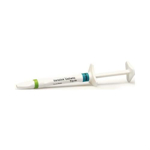 Ivoclar Vivadent 666114 Variolink Esthetic Try-In Paste Syringe 1.7 Gm Neutral