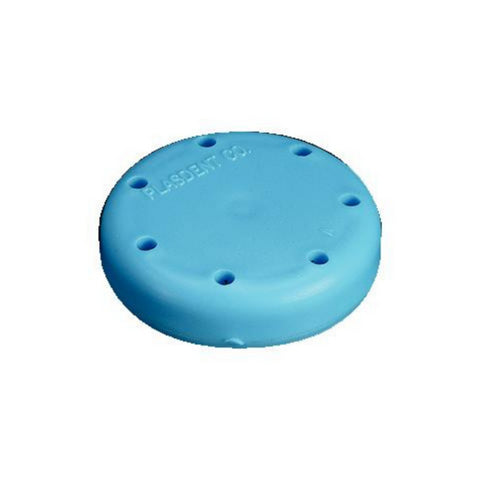 Plasdent 400BSS-2N Magnetic Dental Bur Block 7-Hole Small Round Neon Blue