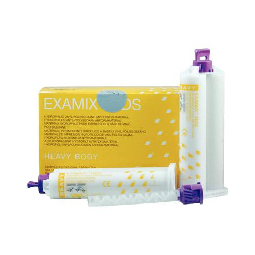 GC 137206 Examix NDS VPS Impression Material Cartridge Heavy Body Regular Set 2/Bx EXP Nov 2022