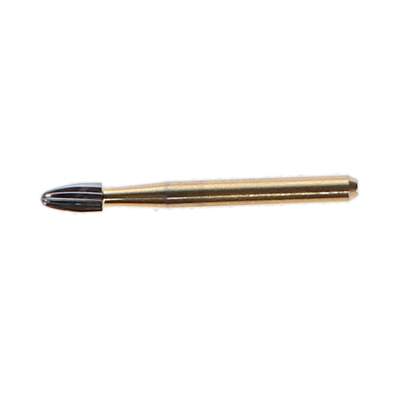 House Brand Dentistry 401261 HSB FG #7406 12-Blade Egg Shaped Trimming & Finishing Burs 100/Pk