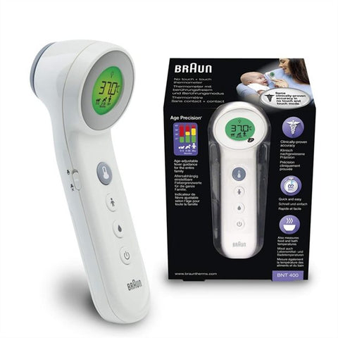 Braun BNT400 3-In-1 Age Precision Quick No Touch & Forehead Thermomete –  MVP Dental Supply