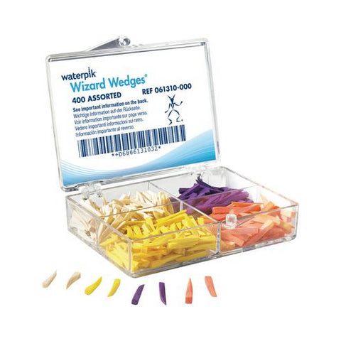 WaterPik 061308-000 Anatomical Wizard Matrix Wedges Large Purple 400/Bx