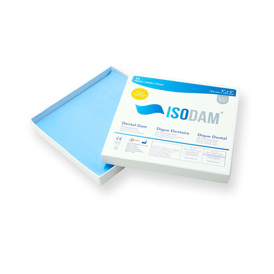 4D Rubber ISO01800520 Isodam Non-Latex Dental Dams 5