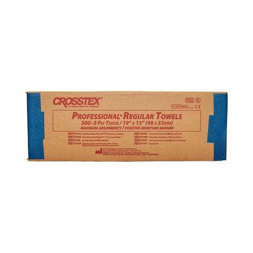 Crosstex WTXBL Dental Patient Bibs 3-Ply Paper 13