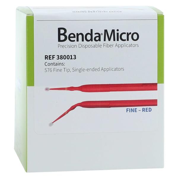 Centrix 380013 Benda Micro Applicators Fine Point Red Single Ended 576/Bx