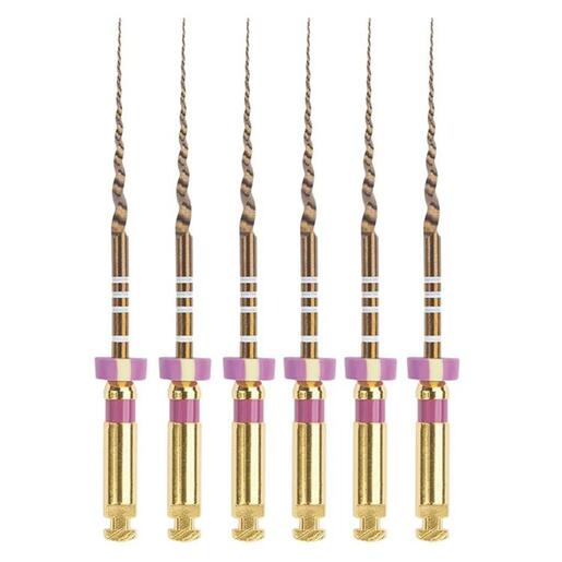 Dentsply Maillefer A0410225G0103 ProTaper Gold Rotary Files 25mm S1 Purple 6/Pk