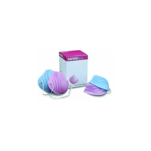 Mydent MK1216 Defend Form Fit Molded Cone Face Masks Latex Free Pink 50/Bx