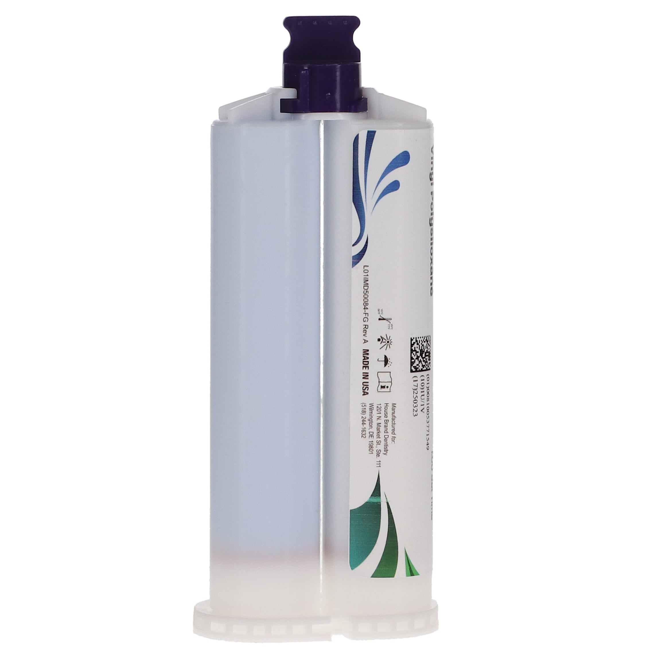 House Brand Dentistry 210102 Bite Registration Impression Material Super Fast Set Unflavored 2/Pk 50 mL
