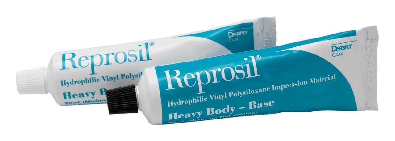 Dentsply Caulk 626180 Reprosil Heavy Body VPS Tubes Base & Catalyst Standard 90 mL
