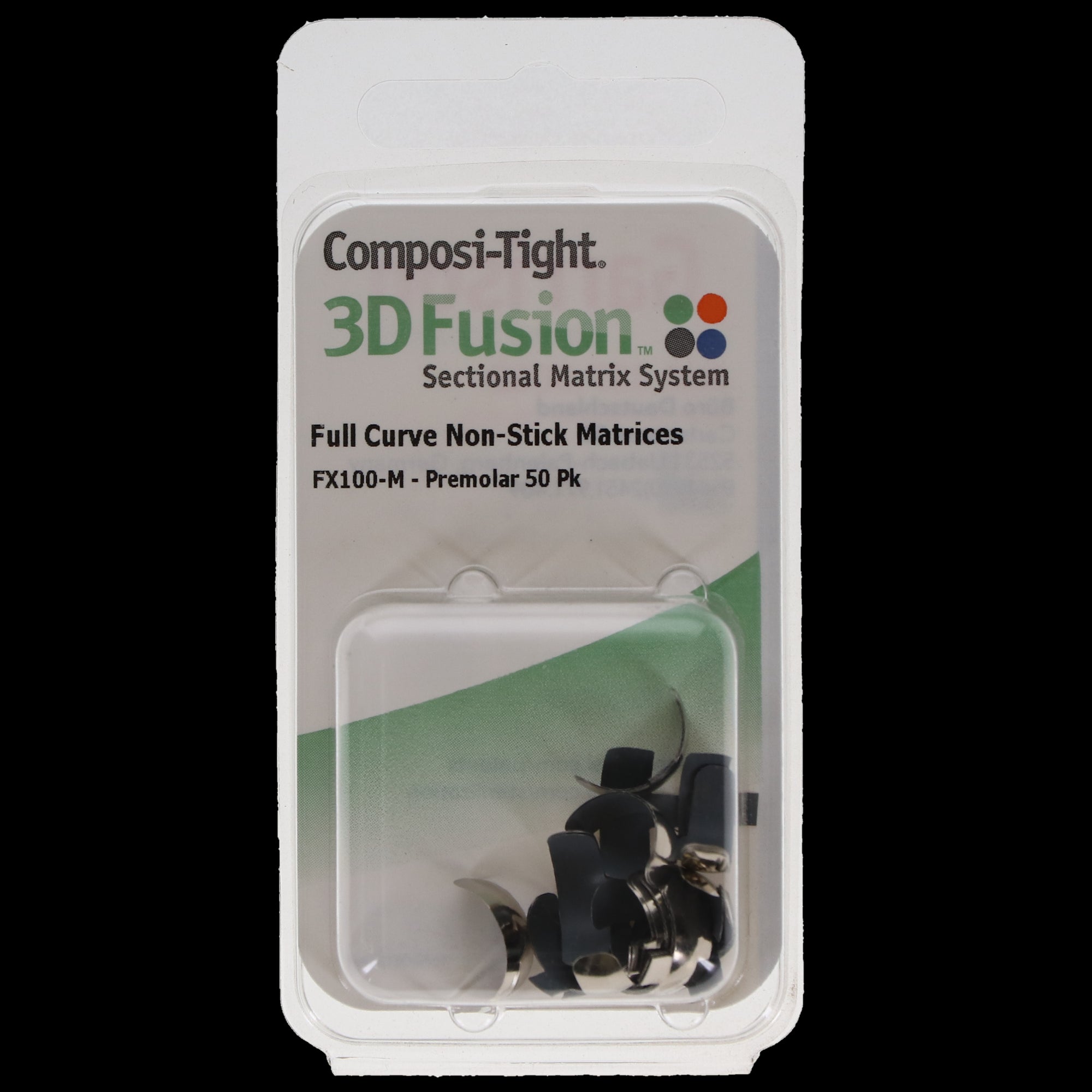 Garrison FX100-M Composi-Tight 3D Fusion Matrix Bands Pre-Molar 50/Pk