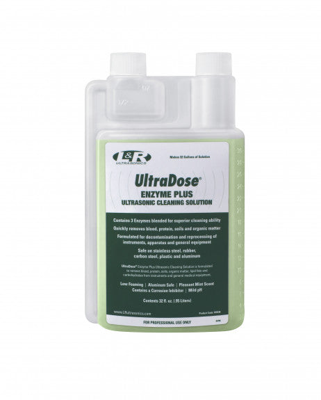 L&R 00038 UltraDose Enzyme Plus UD038 Ultrasonic Cleaning Solution 32 Oz