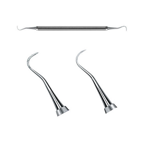 Hu-Friedy SH6/7 Double End #H6/H7 Dental Sickle Scaler With #2 Handle
