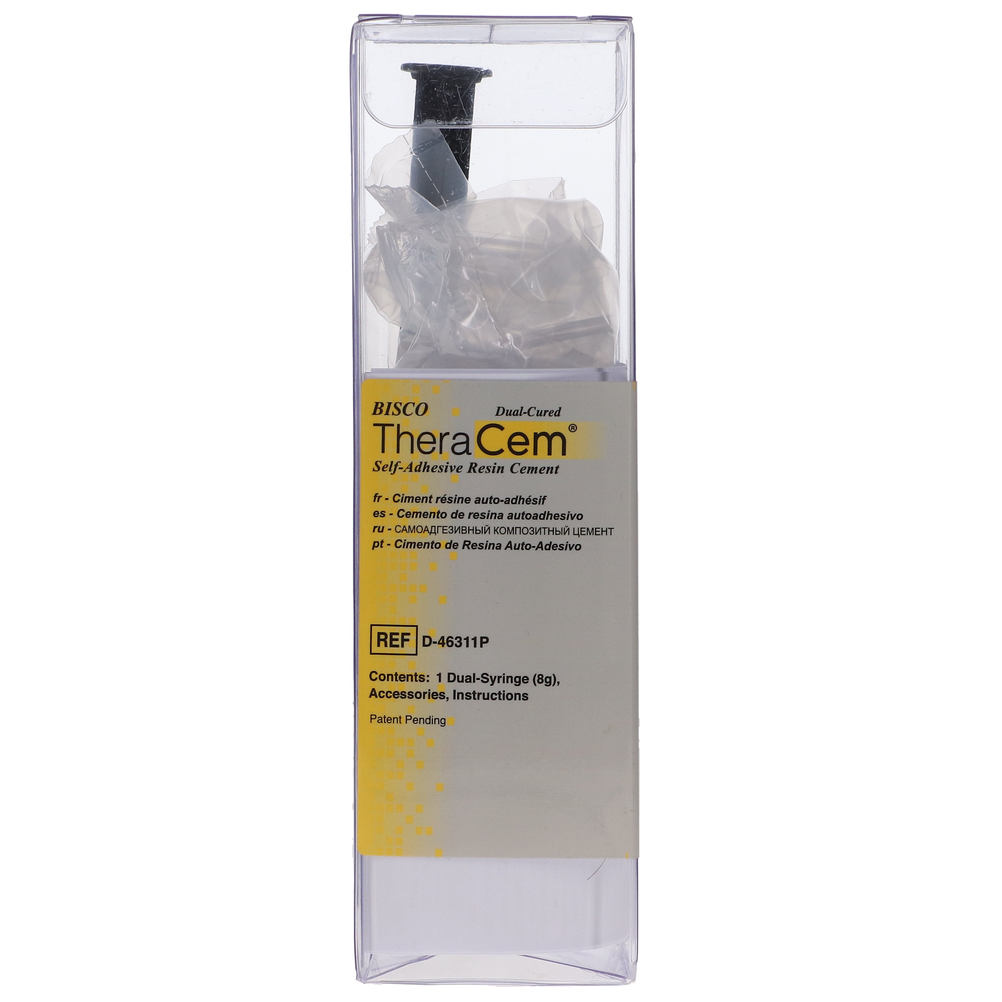 Bisco D46311P TheraCem Self Adhesive Resin Cement Dual Natural 8 Gm
