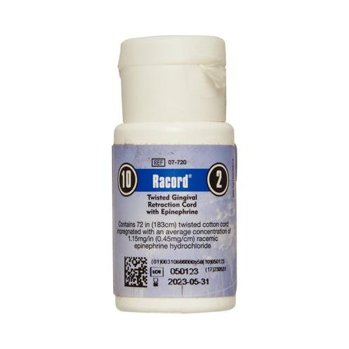 Pascal 07-720 Racord #10 Thick Twisted Retraction Cord With Epinephrine 72