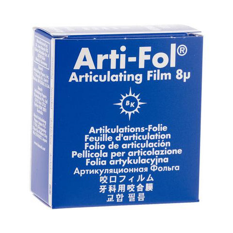 Bausch BK27 Arti-Fol Articulating Film In Dispenser Ultra Thin Blue 8 Microns