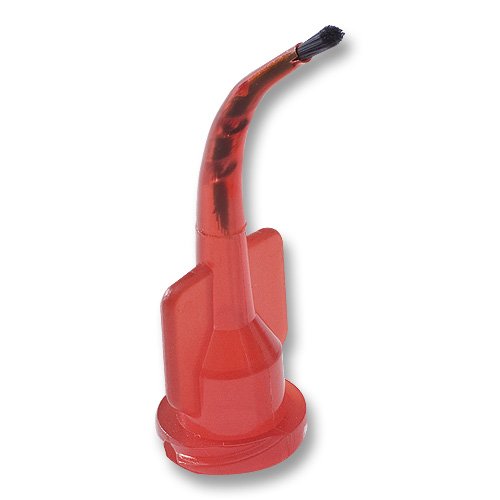 Vista Dental 321400 Spira-Flo Brush Tips Red Viscous Material Delivery 100/Bx