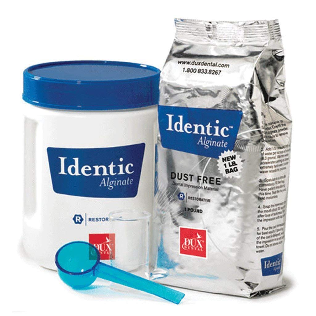 Kerr Dux Dental 27457 Identic Dust Free Alginate Canister Regular Set 1 Lb