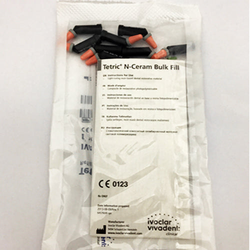 Ivoclar Vivadent 644174 Tetric N-Ceram Bulk Fill Composite Cavifils IVA 10/Pk 0.25 Gm