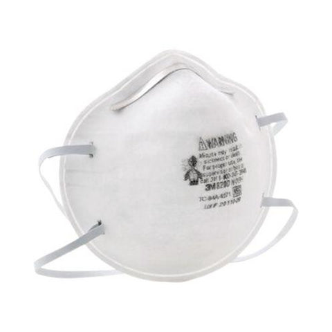 3M ESPE 8200 NIOSH N95 Particulate Respirator Face Masks 20/Pk